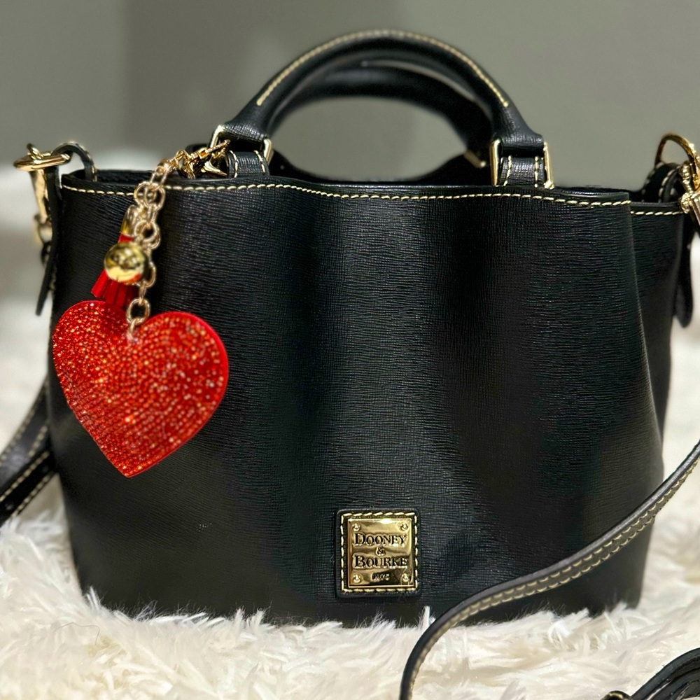 Dooney & Bourke saffiano leather mini Barlow